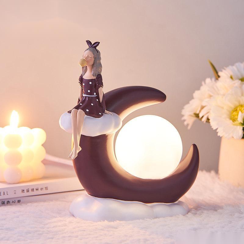 GlowMuse – Natlampe for drømmende pige