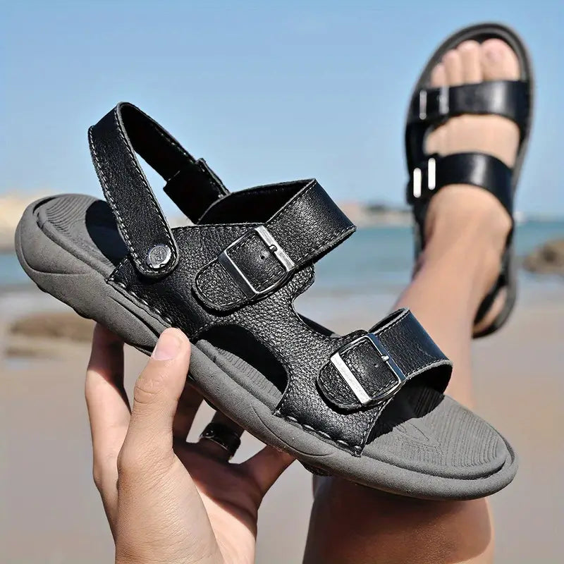 Ergonomisk sandal i vegansk læder