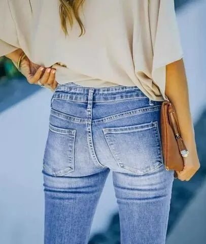 Frederikke | Vintage figursyede flare-jeans