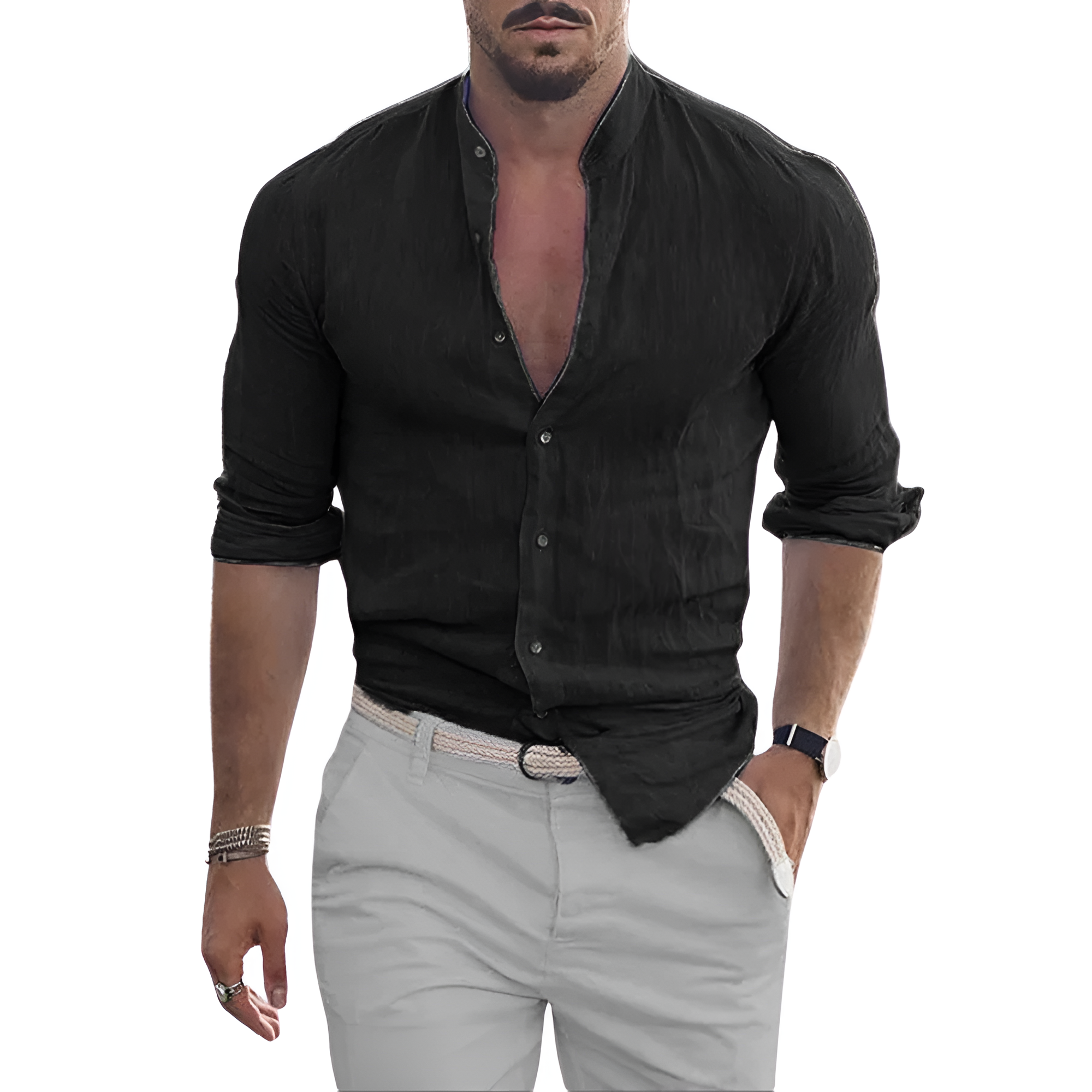 Marius - Stilfuld linnedskjorte - Summer Chic