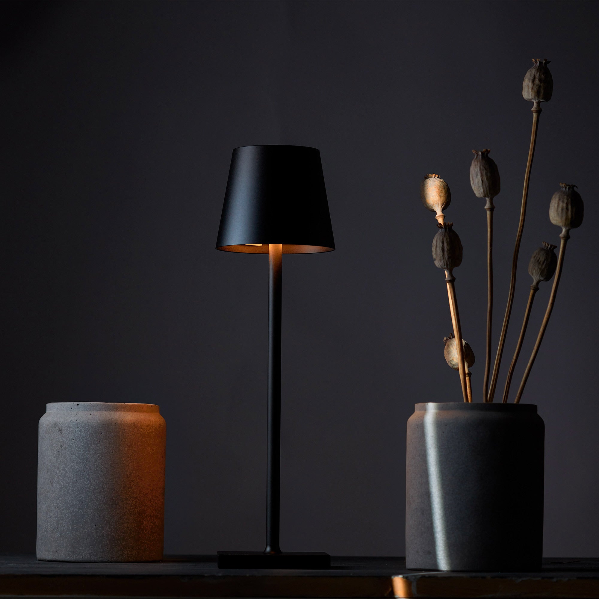 Glødelampe | Genopladelig bordlampe