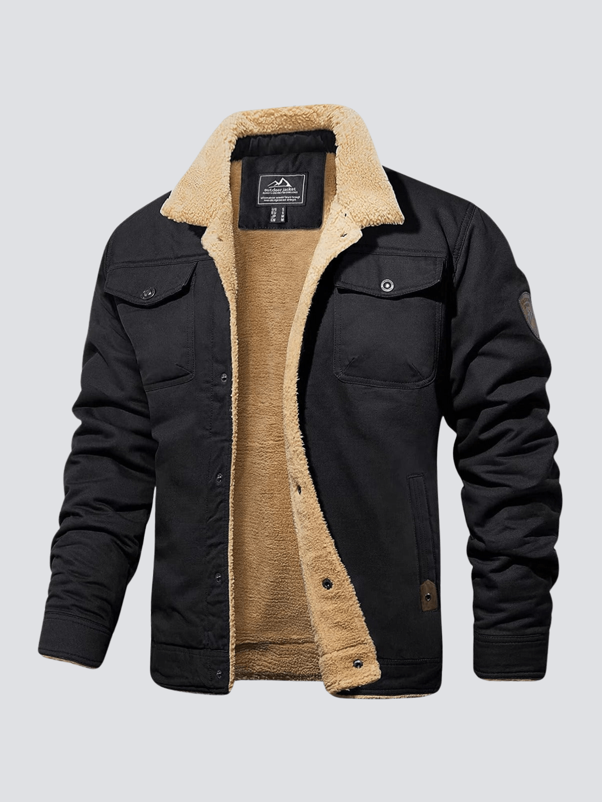 Variant image for David | Elegant Jakke | Komfortabel Aviator Stil-2