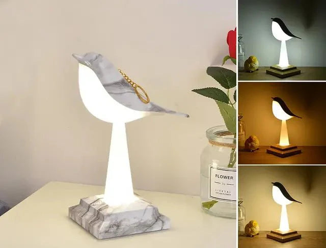 Aviora – Bordlampe med fuglelys