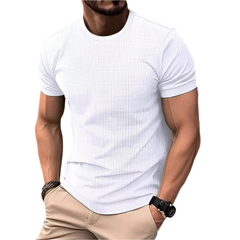 Luke - T-shirt med vaffelstruktur
