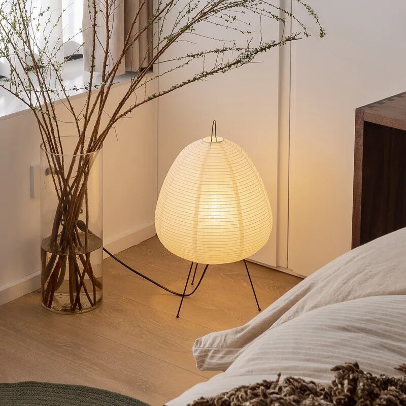 LumiGlow japansk rispapirlampe – Stilfuld indendørsbelysning