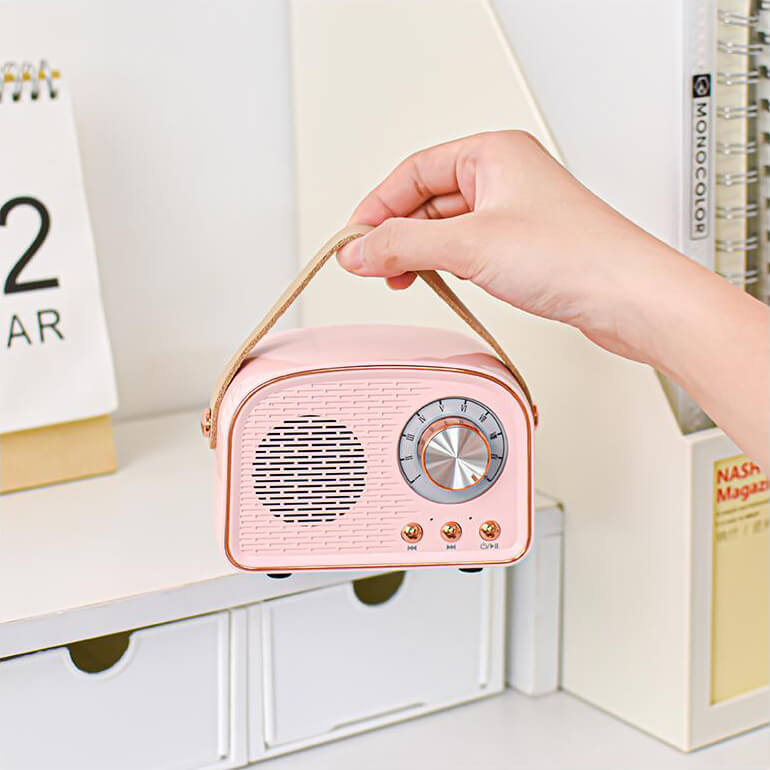 SoundEcho - Vintage Bluetooth-højttaler med FM-radio