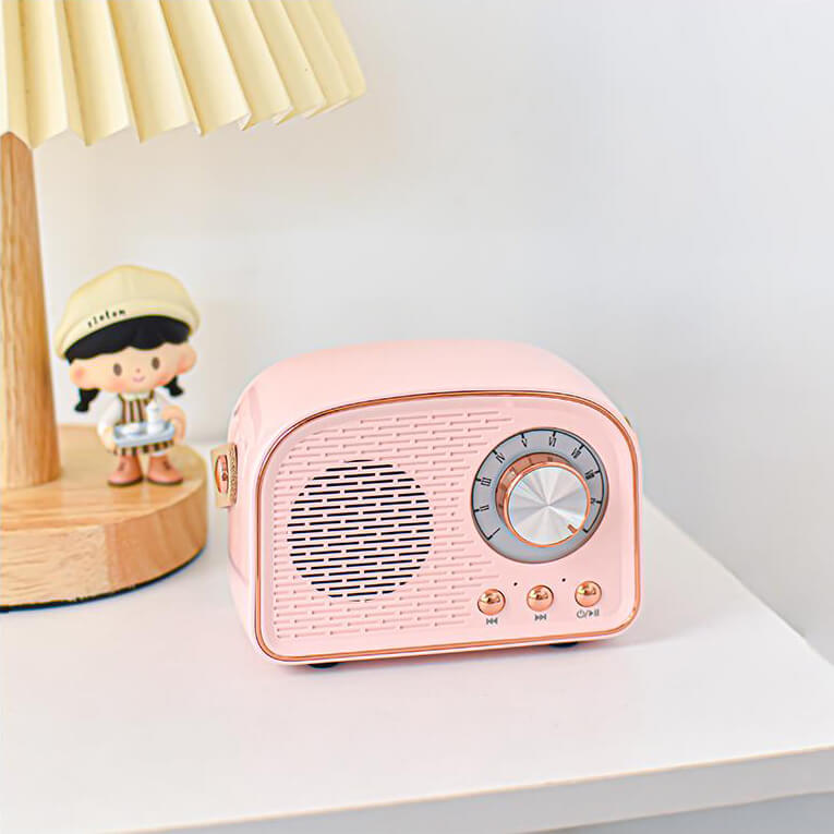 SoundEcho - Vintage Bluetooth-højttaler med FM-radio