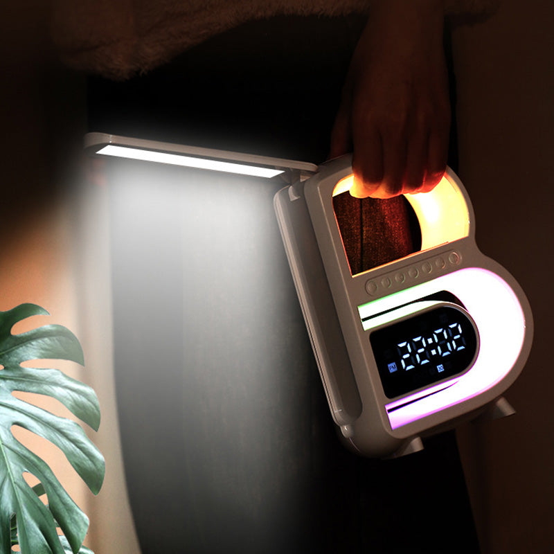 BeatGlow - Smart vækkeur med RGB lys og trådløs højttaler