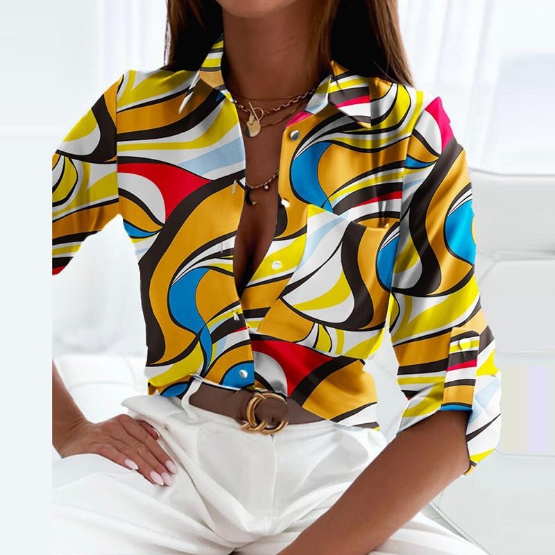 Juria Afslappet bluse med krave